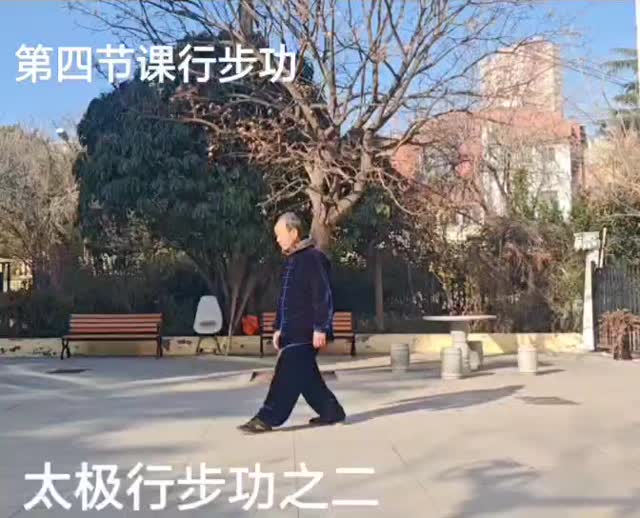 太极行步功 · 之二课堂画面
