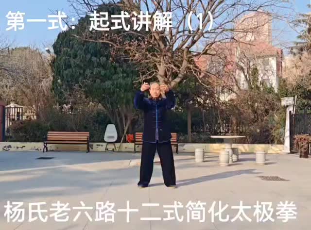 第一式 起式 · 讲解（上）课堂画面