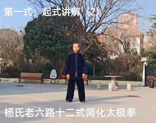 第一式 起式 · 讲解（中）课堂画面