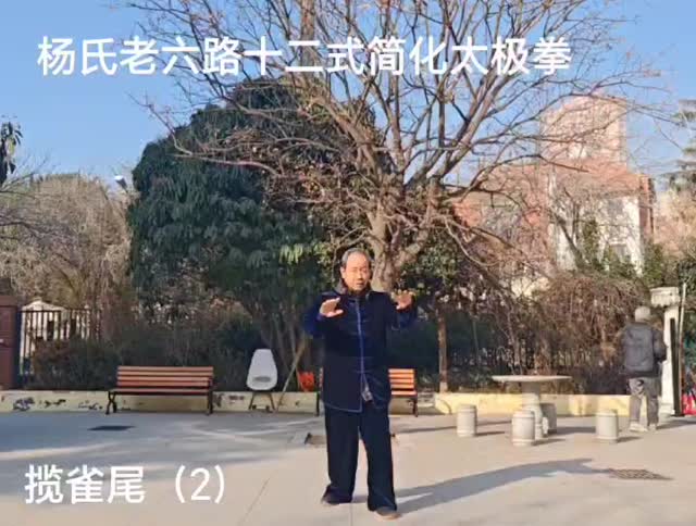 第二式 揽雀尾（二）课堂画面
