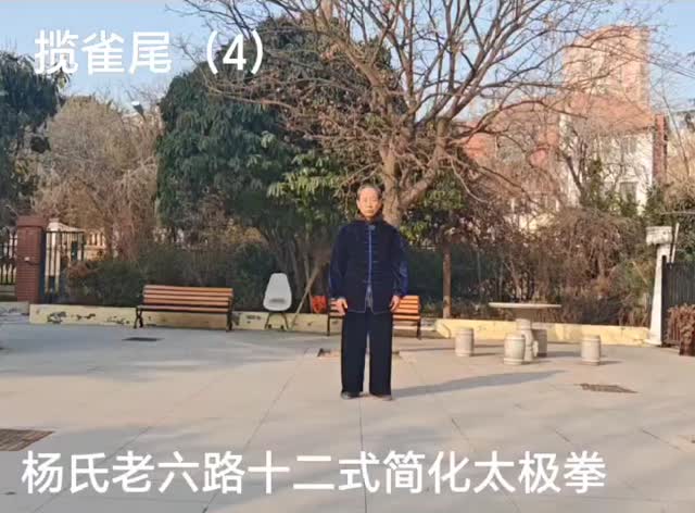 第二式 揽雀尾（四）课堂画面