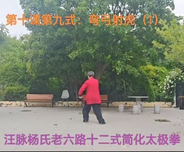 第九式 弯弓射虎（一）· 讲解课堂画面